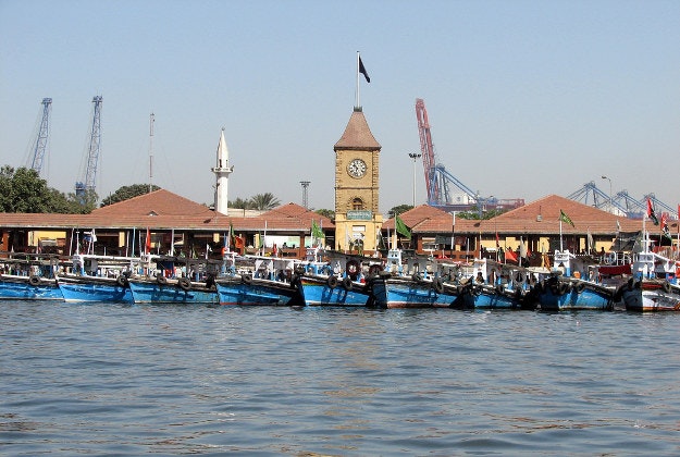Karachi boat basin.