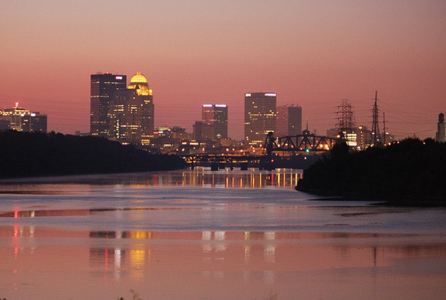 Louisville skyline.