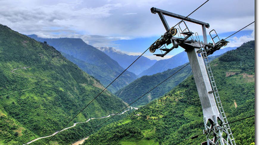Manakamana cable car.