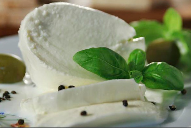 Fresh mozzarella.