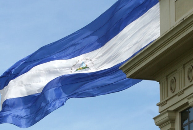 Nicaraguan flag.