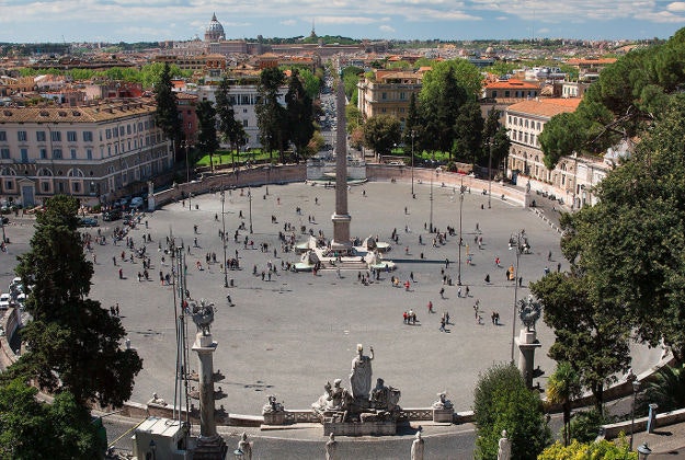 Piazza del Popolo.