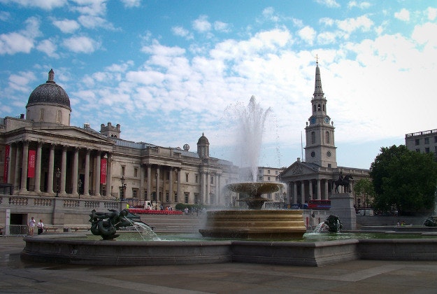 London's Health Commission looks to ban smoking in public areas such as Trafalgar Square.