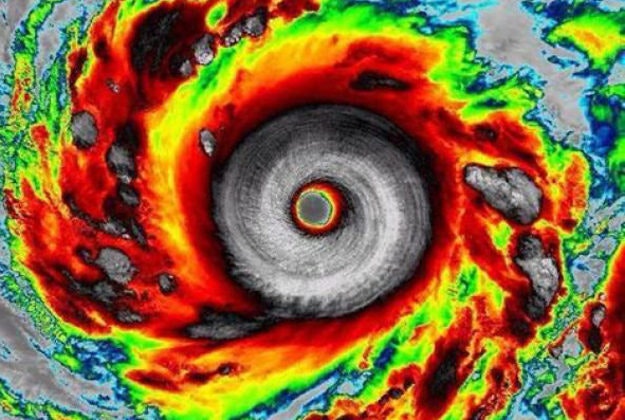 Satellite image of Vongfong.