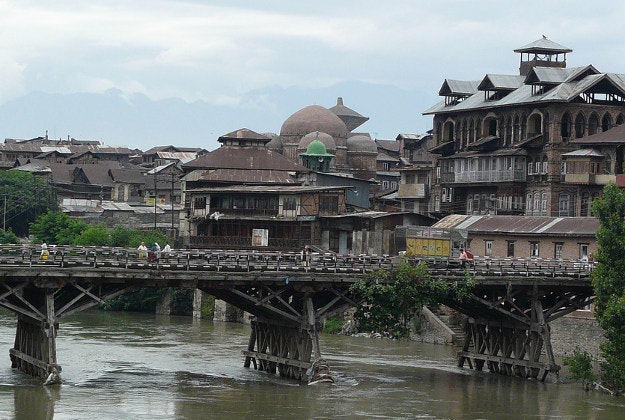 Zaina Kadal bridge in Kashmir.