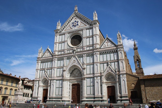 The Basilica di Santa Croce in Florence.