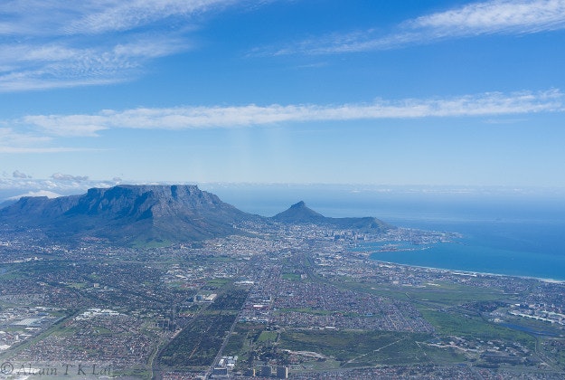 The city of Cape Town, South Africa.