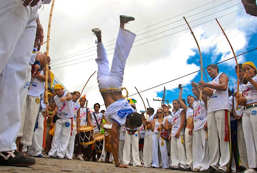 Travel News - Capoeira Capoeira display at the Olinda carnival.