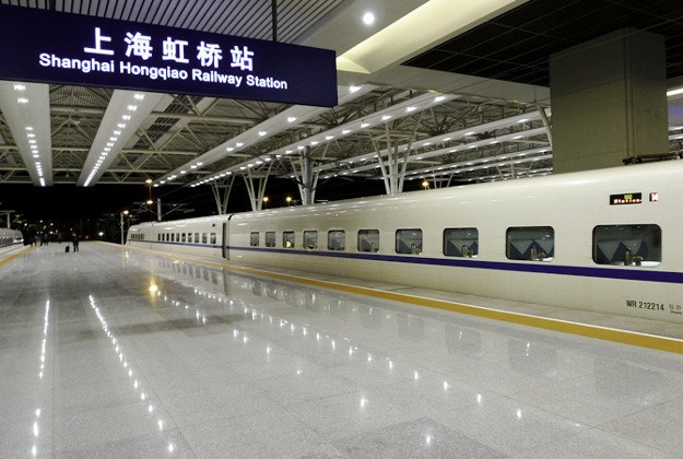 Hongqiao Railway Station, Shanghai.
