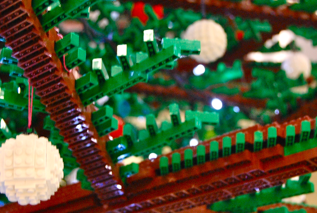 Sydney is celebrating the season with a Lego Christmas Tree.