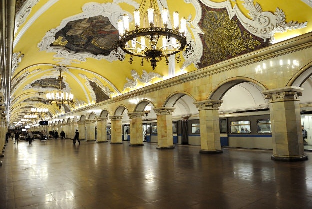Komsomolskaya station, Moscow.