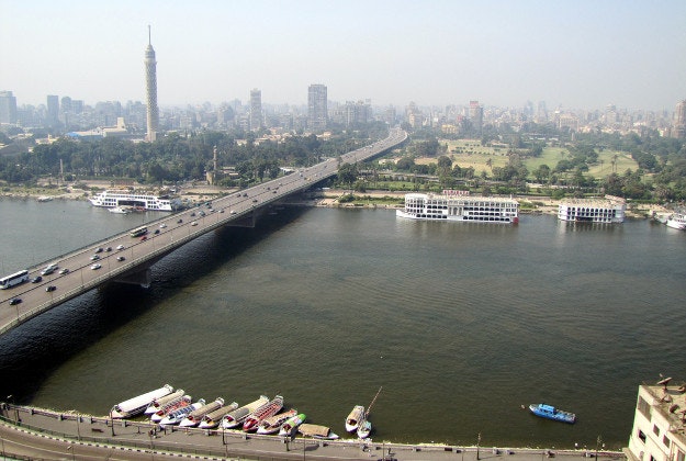 Bridge over the river Nile.