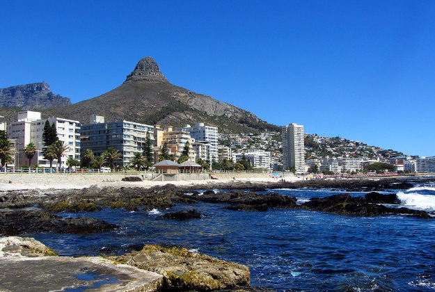 Sea Point promenade, Cape Town.