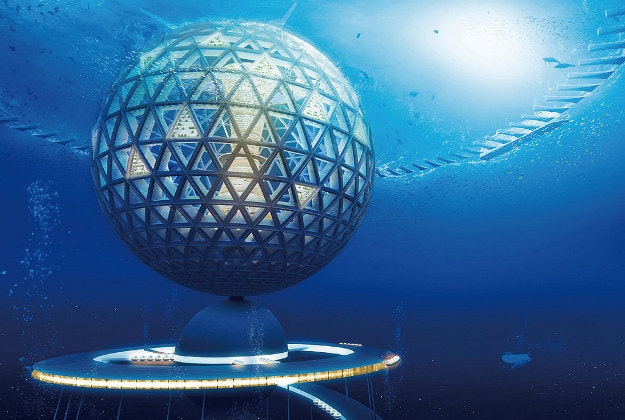 Design for the Shimizu Ocean Spiral.