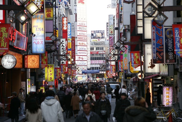 Tokyo entertainment district.