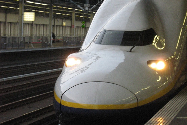 Japanese bullet trains cancelled due to heavy snow.