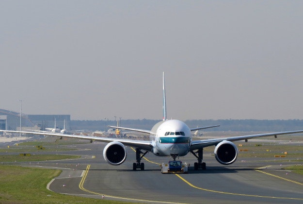 Frankfurt airport.