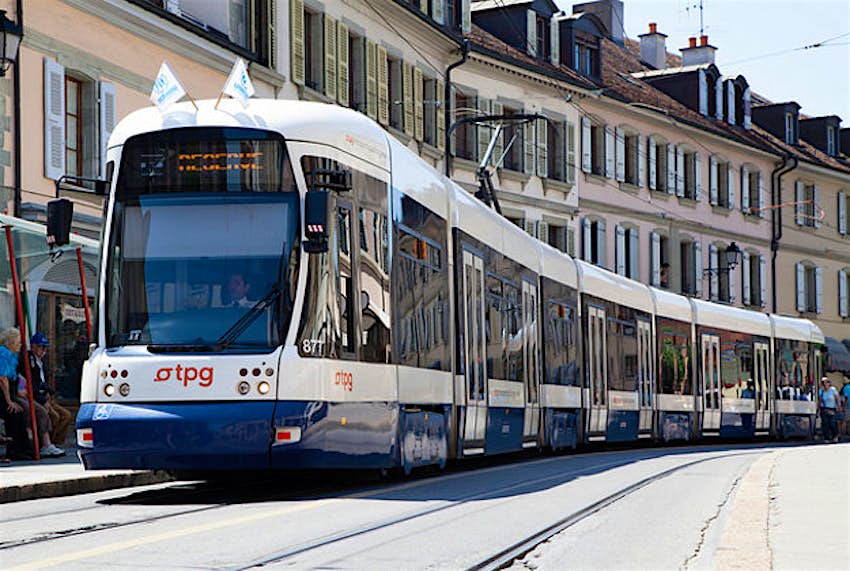 Travel News - Geneva tram Tom Page Geneva tram.