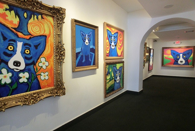Paintings by George Rodrigue.