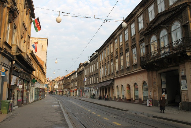 Ilica street, Zagreb.
