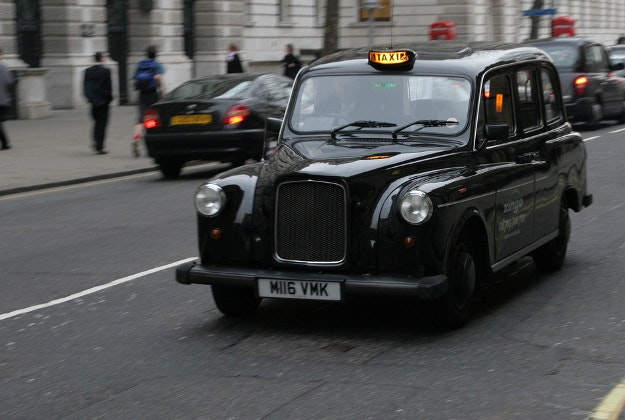 London's iconic black cab.