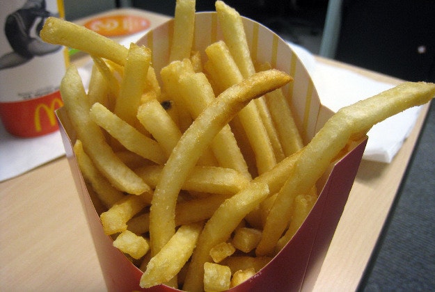 Only small fries for customers in Japanese McDonalds.