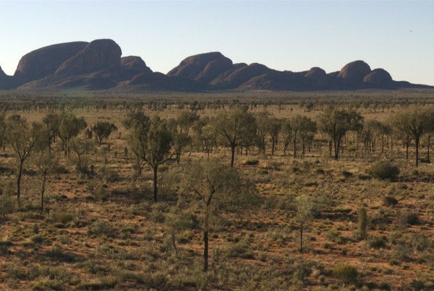 The arid Australian Outback.