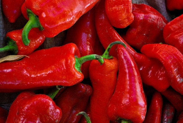 Chilli peppers.