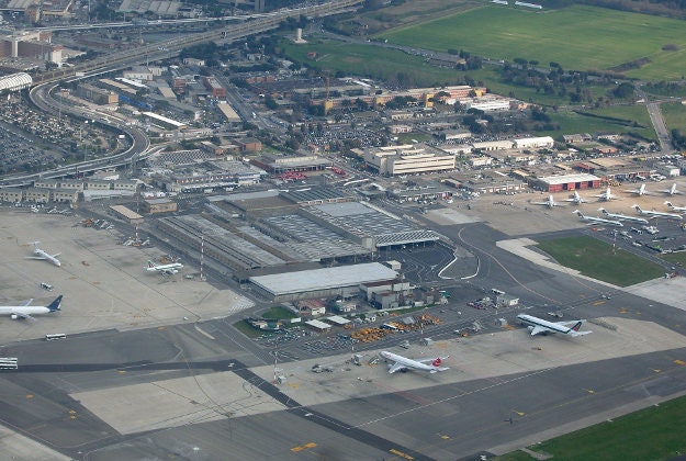 Rome's Fiumicino airport.