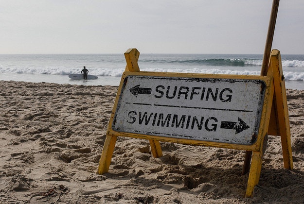 Beaches out of bounds in San Diego.