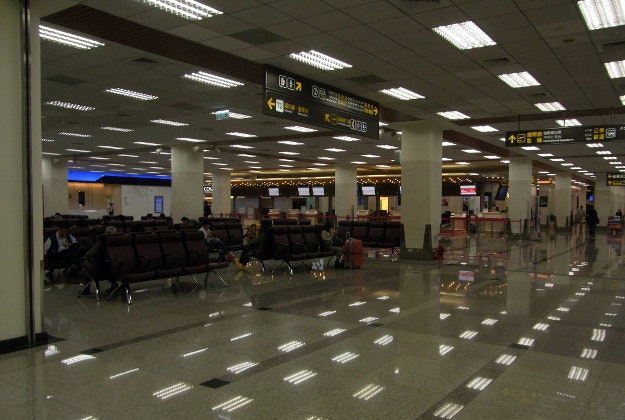 Taipei's Songshan Airport.