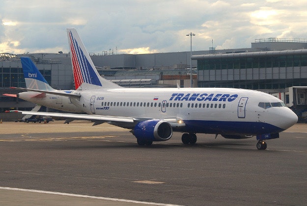 Russian airline Transaero.