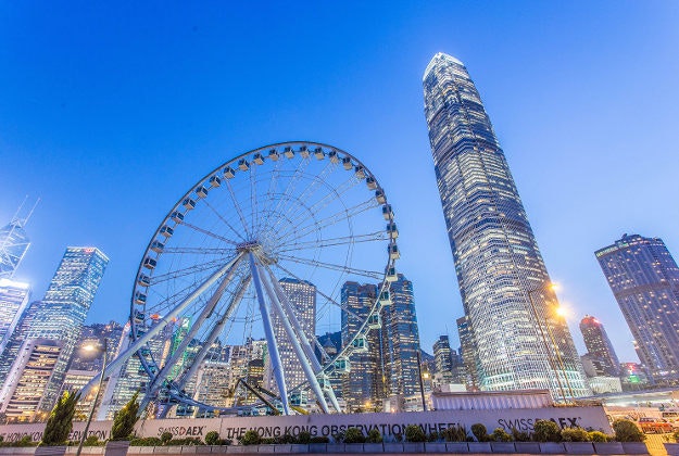 Hong Kong's observation wheel. Image courtesy of Hong Kong Tourism Board