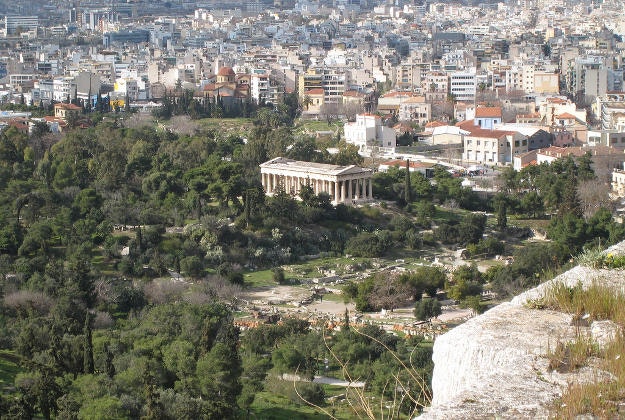 The city of Athens.
