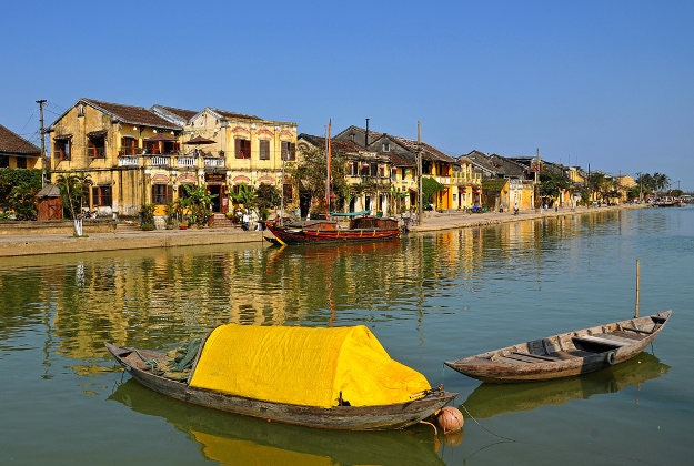 The waterfront of Hoi An.