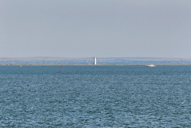 The Kerch Strait, Crimea.