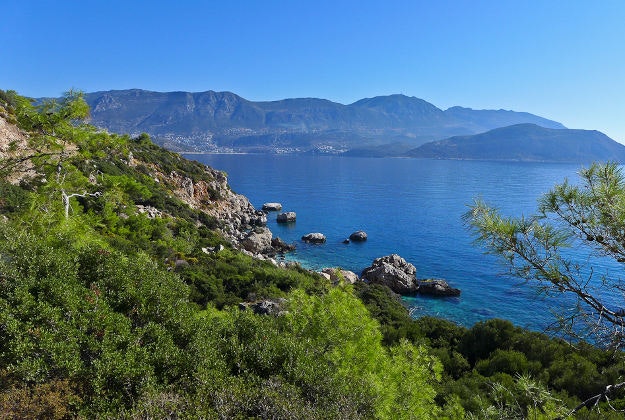 A section of the Lycian Way, Turkey.