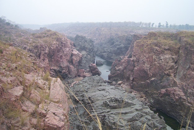 The rocky landscape of Madhya Pradesh.