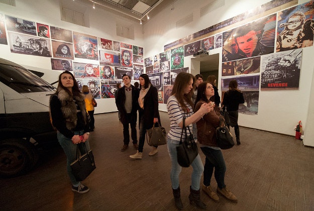 An exhibition of street art at the MMOMA last year.