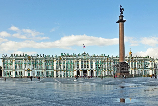 State Hermitage Museum at the Winter Palace, St Petersburg.