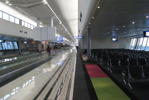 Tambo International Airport.