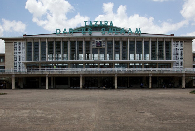 Tazara railway station in Dar es Salaam.