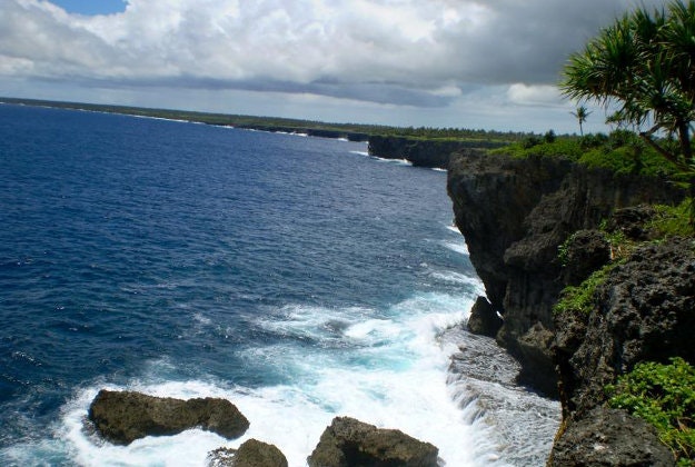 Off the coast of Tonga.