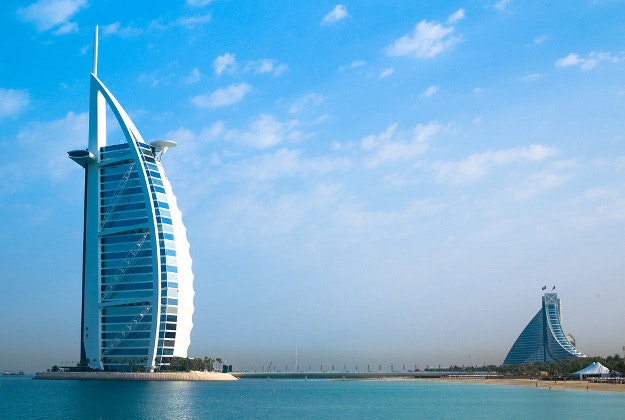 The Burj al Arab, Dubai.