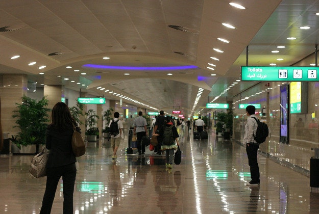 Cairo airport.