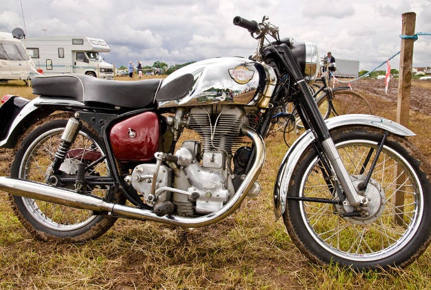 A Royal Enfield Bullet.