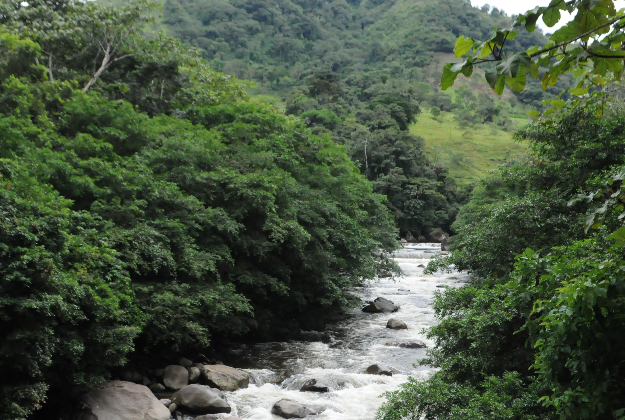 Rio Hacha, Florencia, near the newly discovered volcano.