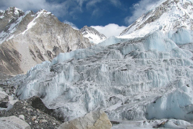 Khumbu icefall, Mount Everest.