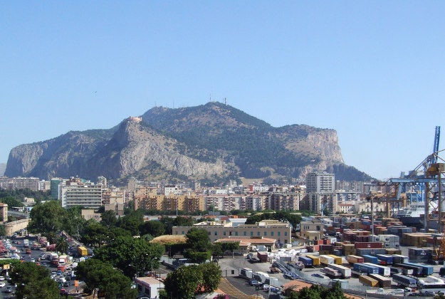 Mountains in Palermo, Sicily,