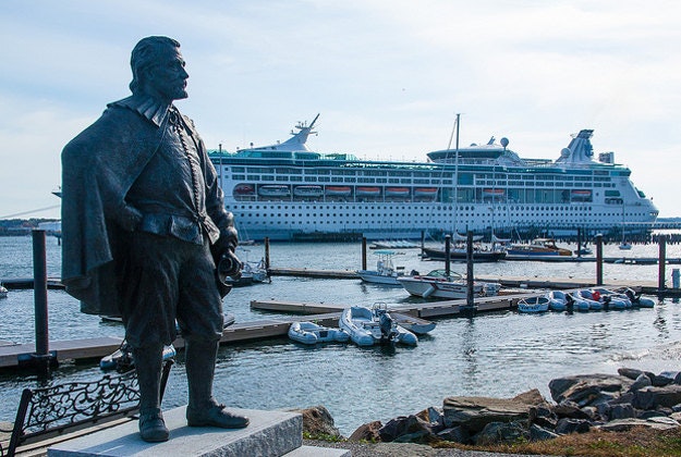 Portland, Maine waterfront.